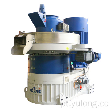 Máquina de pellet de serragem de pinho linha de produção de pellet de madeira Yulong XGJ560 pellet machine